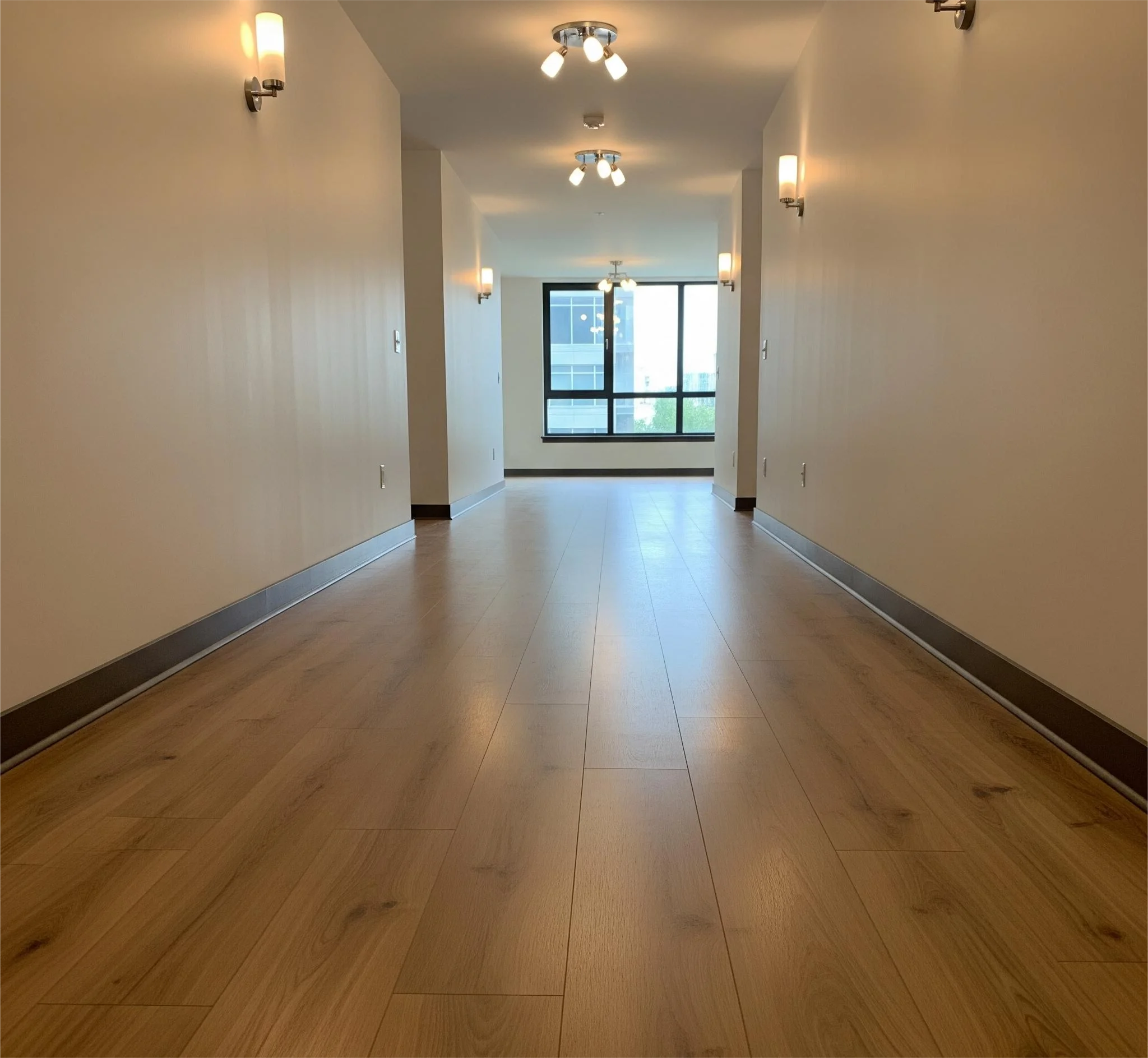 A finished commercial project using flooring from FL Outlet.