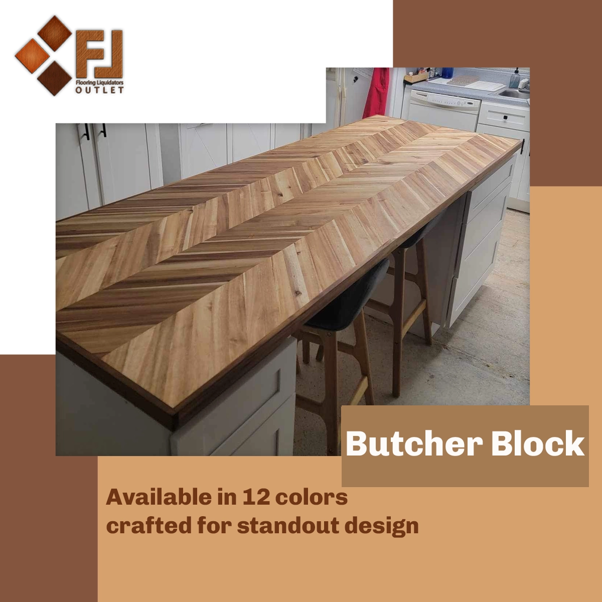 Butcher block installation โ island and prep counter