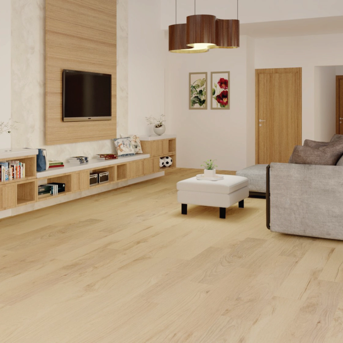 Almond LVP Flooring
