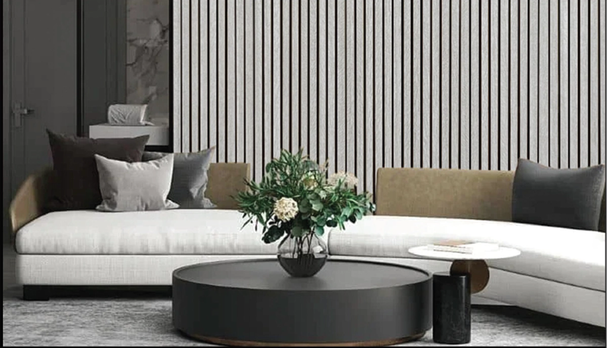 Room view wall panels installed