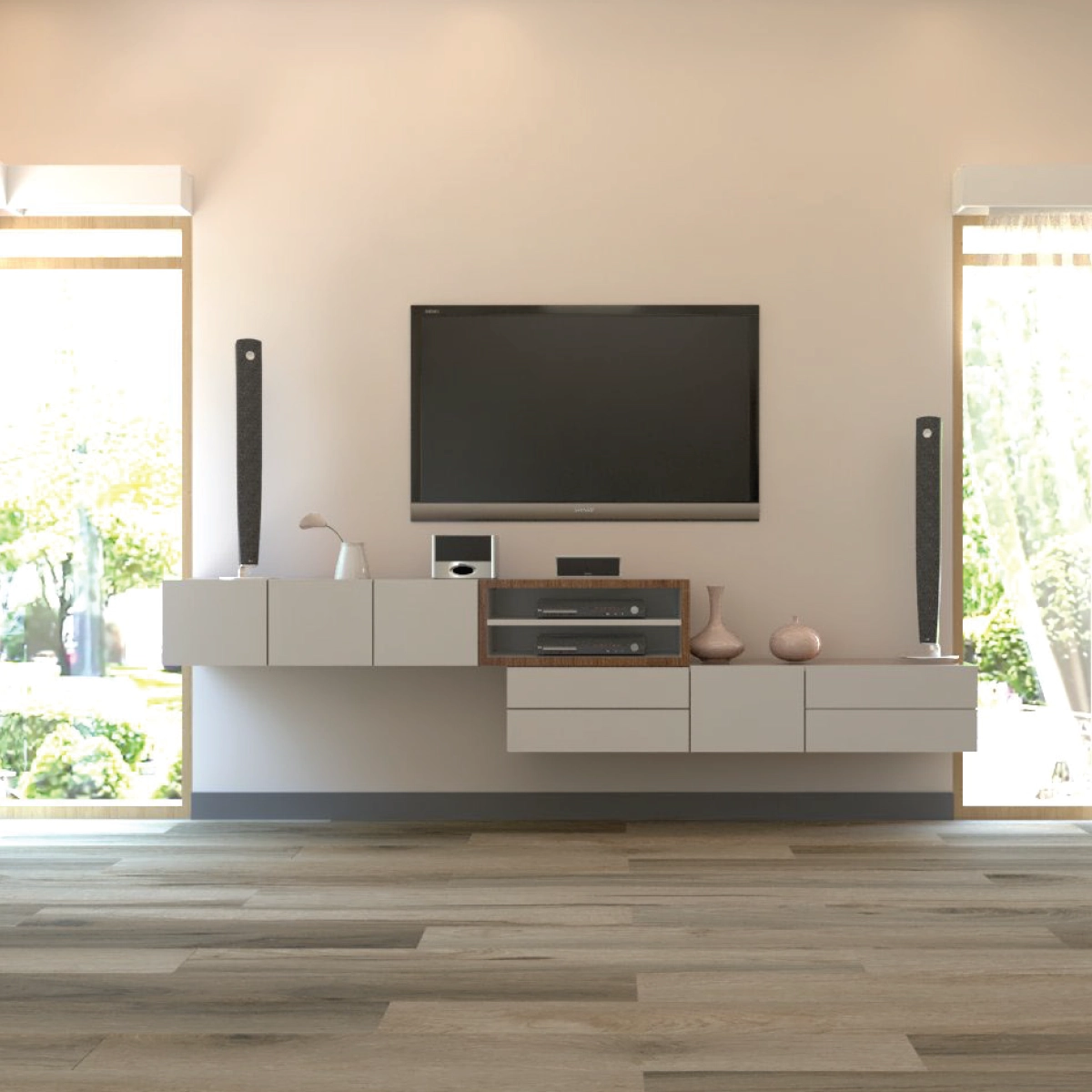 Caramel Oak LVP Flooring