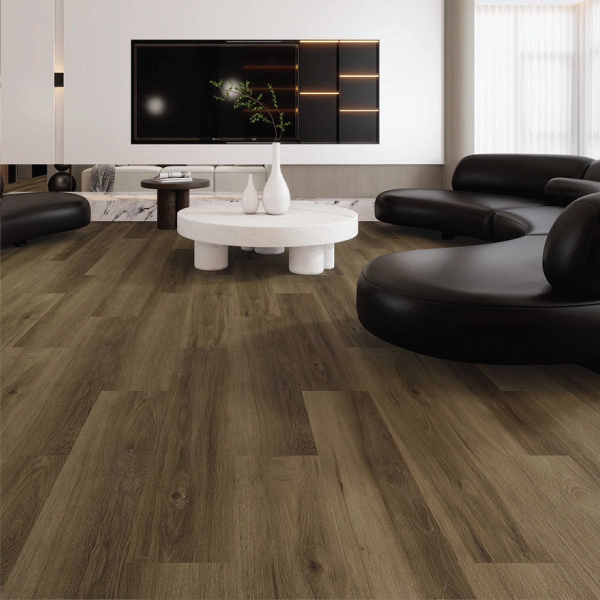 Caramel waterproof LVP from the Ultra Noor Collection