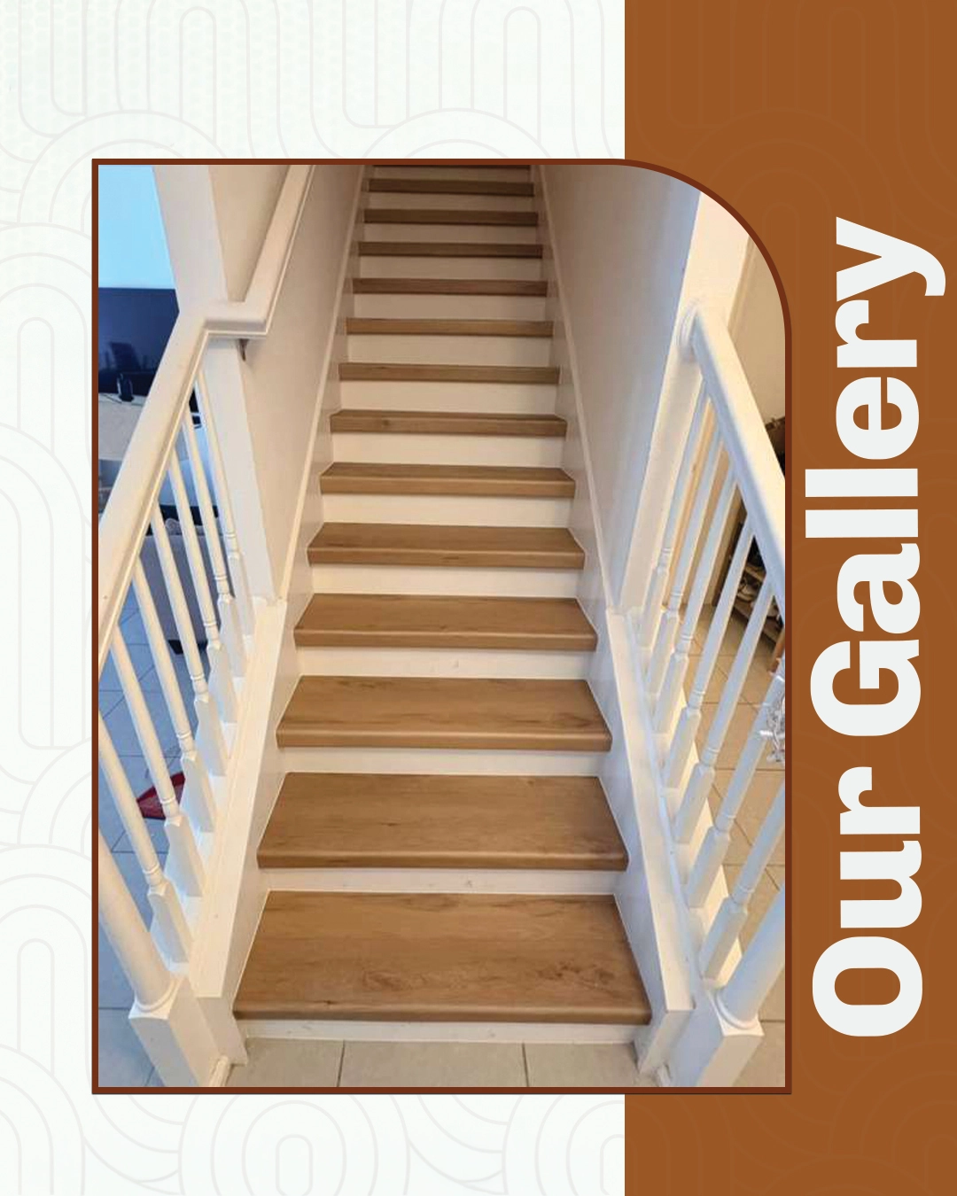 Custom stair treads project 4