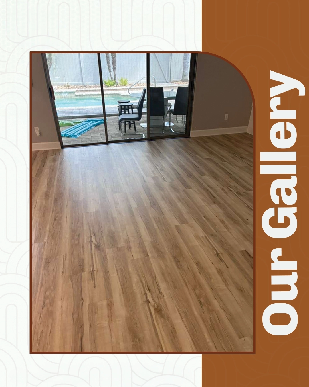 Luxury vinyl plank flooring project 10