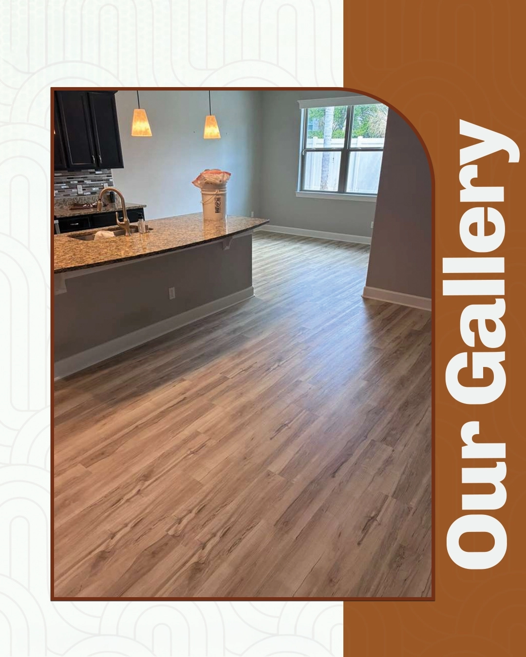 Luxury vinyl plank flooring project 11