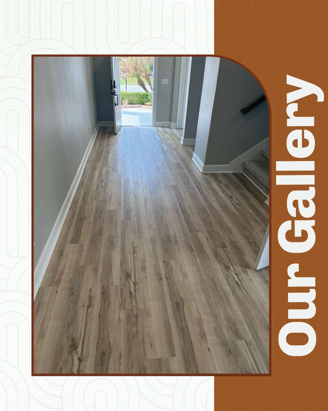 Luxury vinyl plank flooring project 12